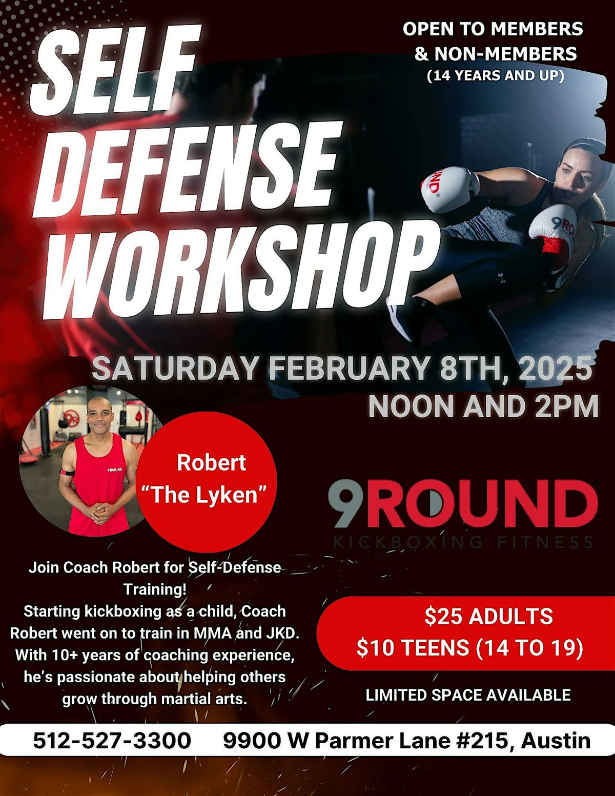 SELF DEFENSE CLINIC - 9Round West Parmer