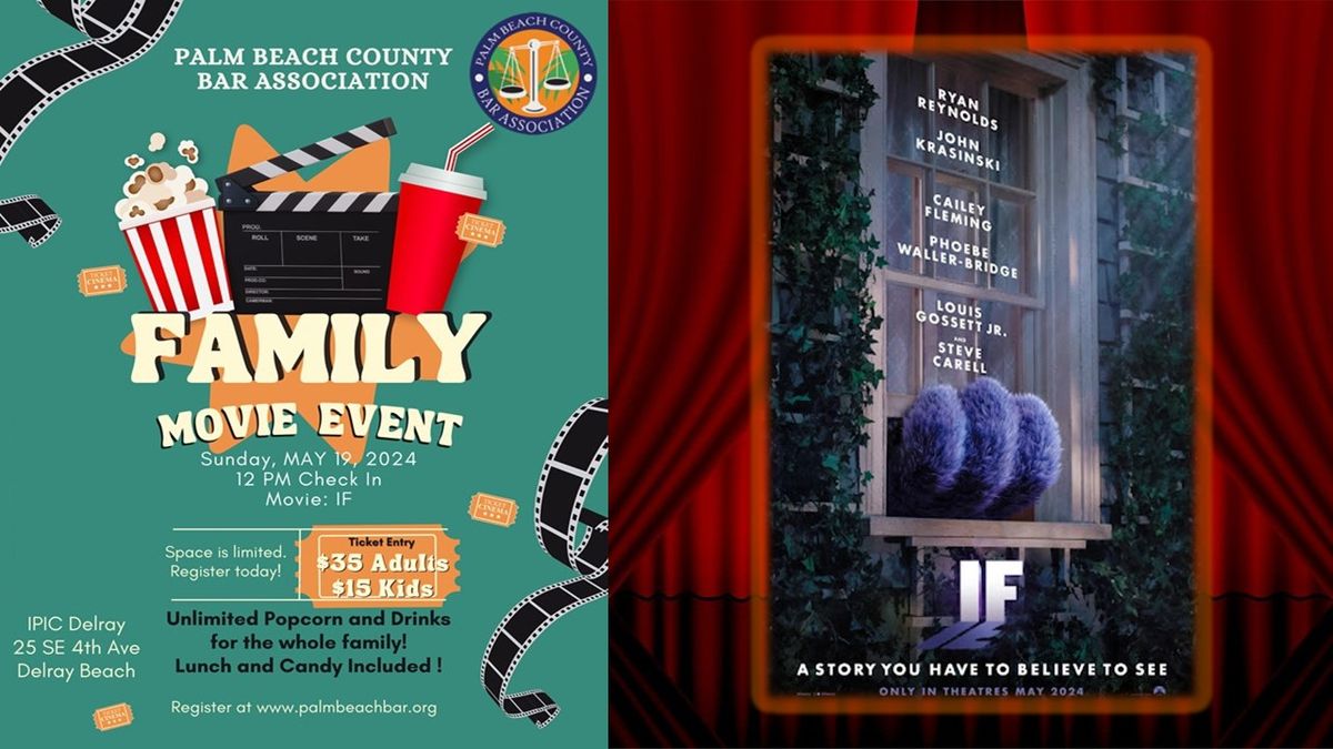 PBCBA Family Movie Event (IF Movie)