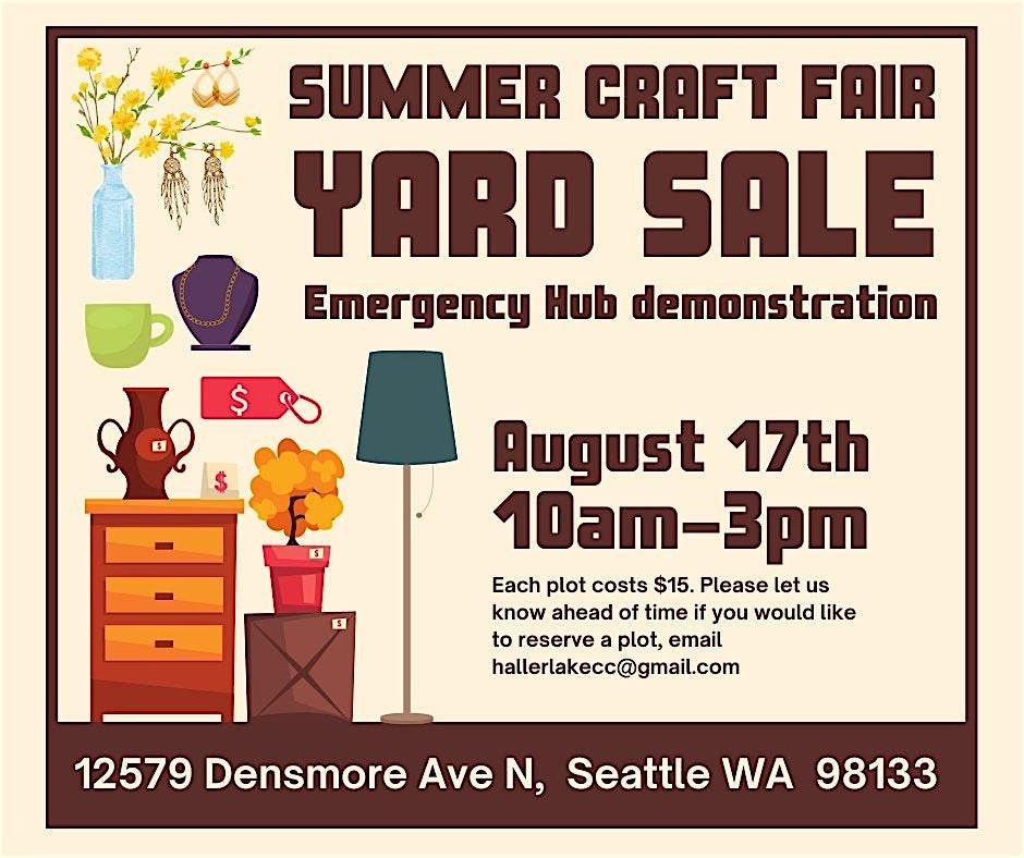 Summer Craft Fair & Yard Sale