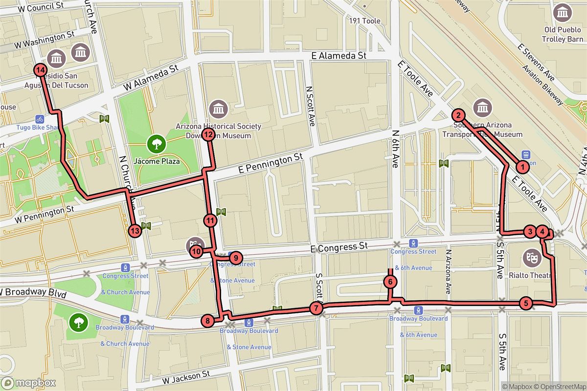 Tucson Audio Tour: Tracks, Tales & Timeless Walls