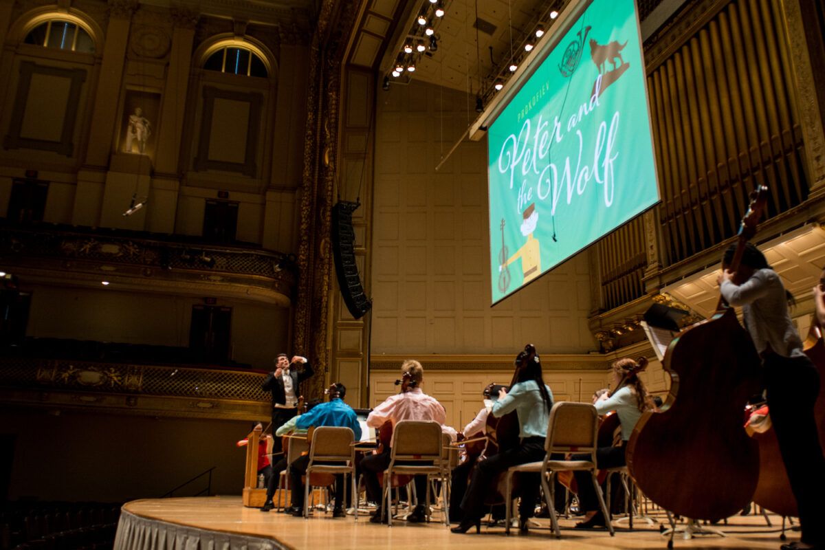 Boston Youth Symphony Orchestras - Peter and the Wolf at Boston Symphony Hall