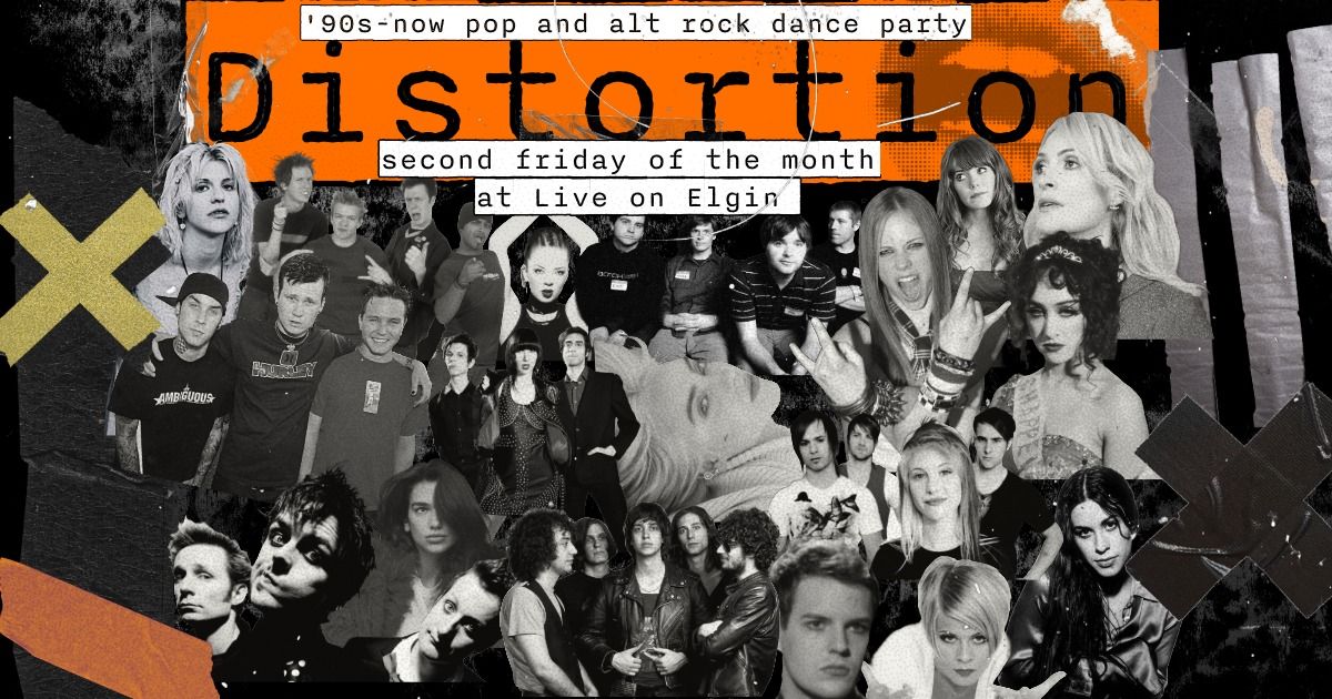 SEPTEMBER DISTORTION '90s-NOW POP ALT ROCK MUSIC DANCE PARTY