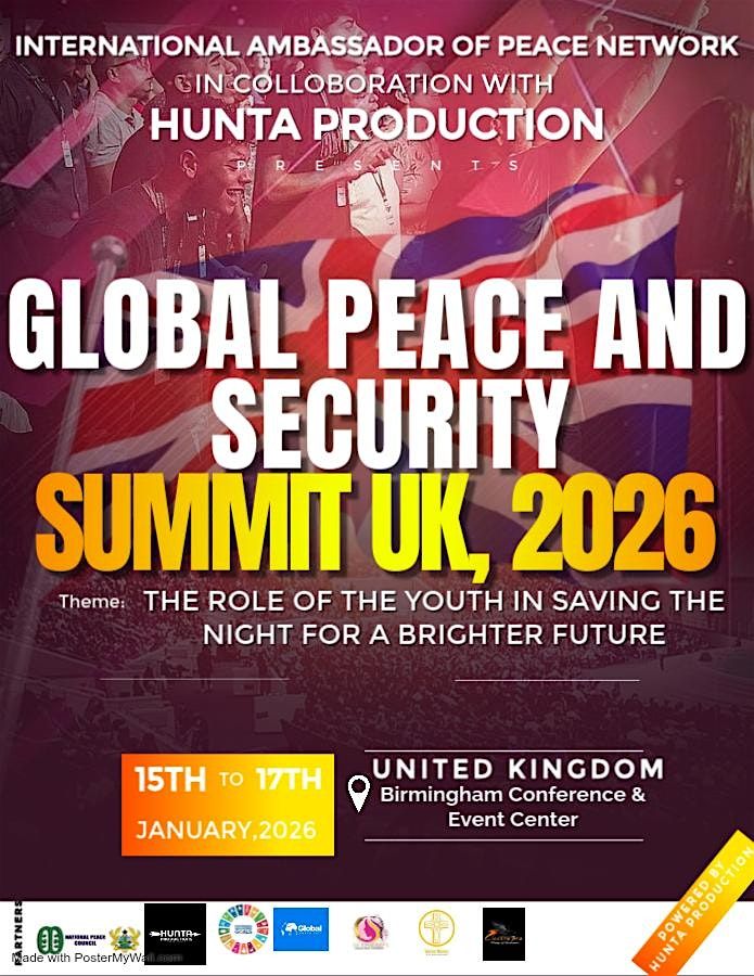 GLOBAL PEACE AND SECURITY SUMMIT UK, 2026