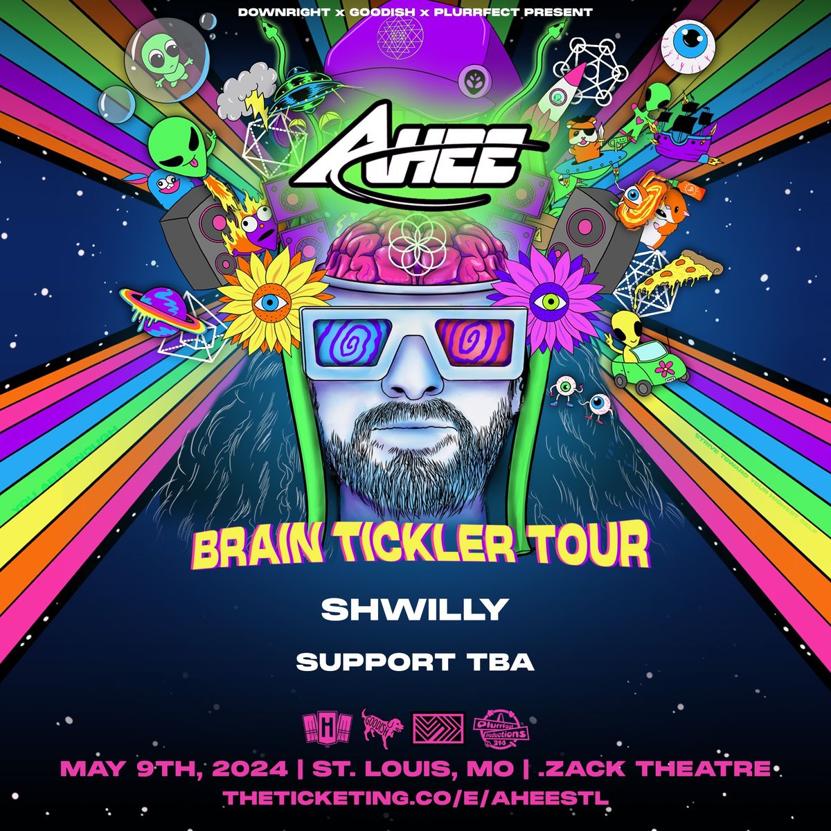 AHEE \u2018BRAIN TICKLER TOUR\u2019 WITH SHWILLY & MORE AT .ZACK