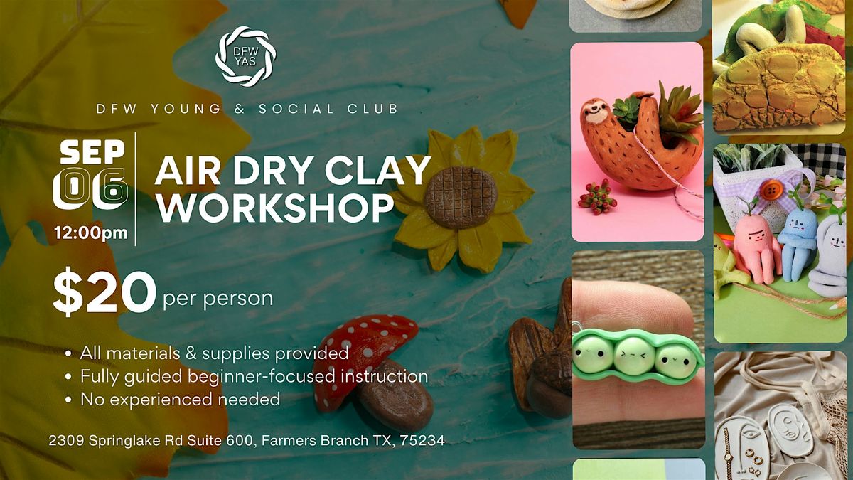 Air Dry Clay Workshop