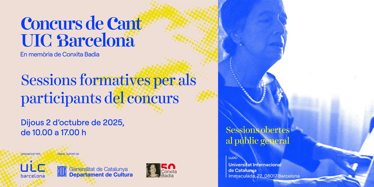 Sessions formatives per als participants del concurs