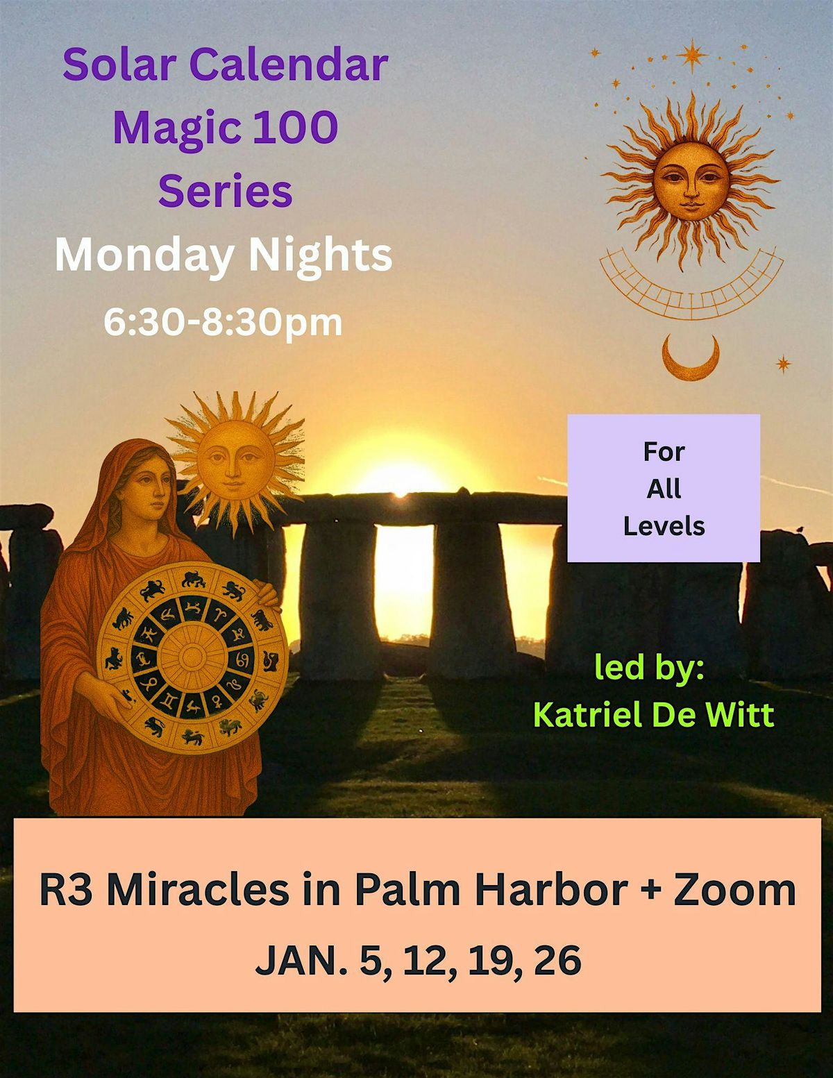 Solar Calendar Magic 100 Series w\/ Katriel De Witt