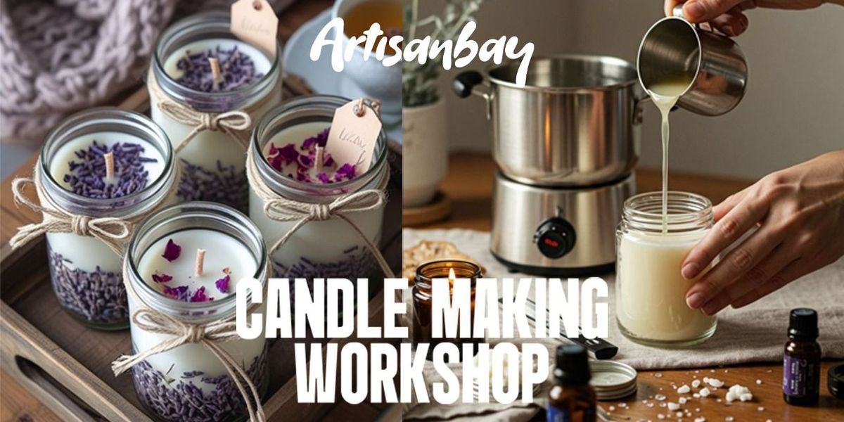 Candle making workshop at Papaya
