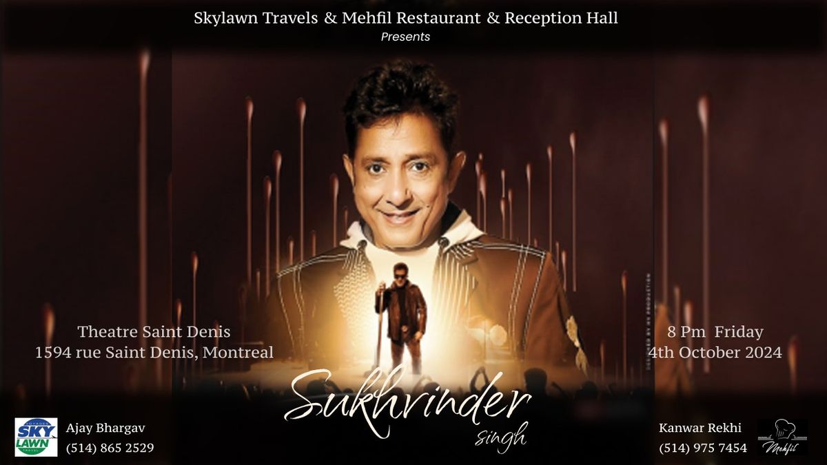 Sukhwinder Singh Live Concert - Montreal