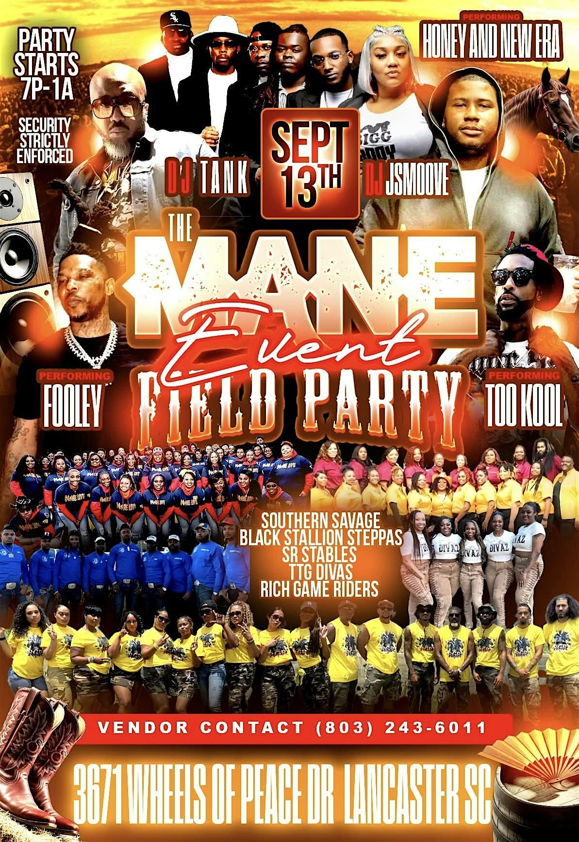 The Mane Event Field Party