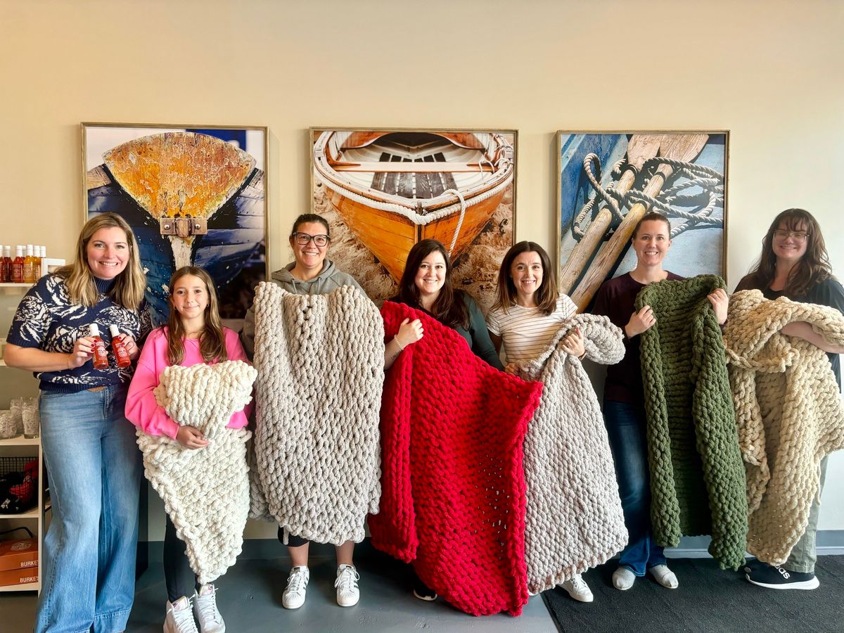 Troy City Brewing- Chunky Knit Blankets 101