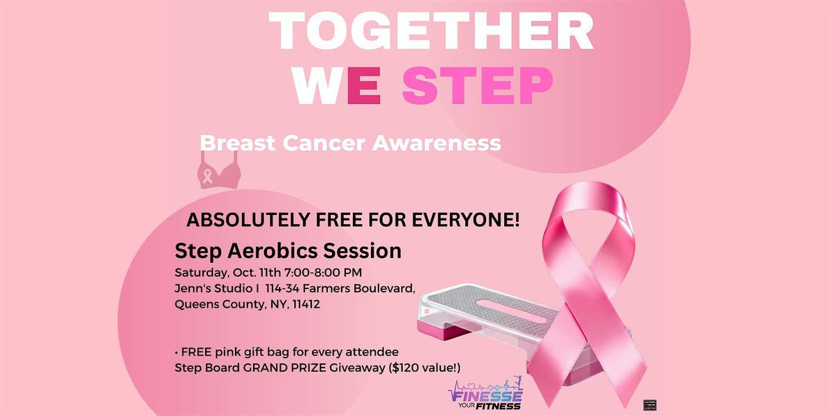 Free Community Step Aerobics for Breast Cancer Awareness