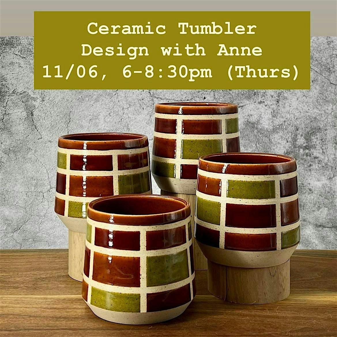 Ceramic Tumbler Design with Anne