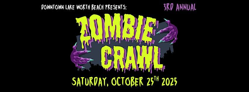 2025 Zombie Crawl: Lake Worth Beach Halloween Bar Crawl