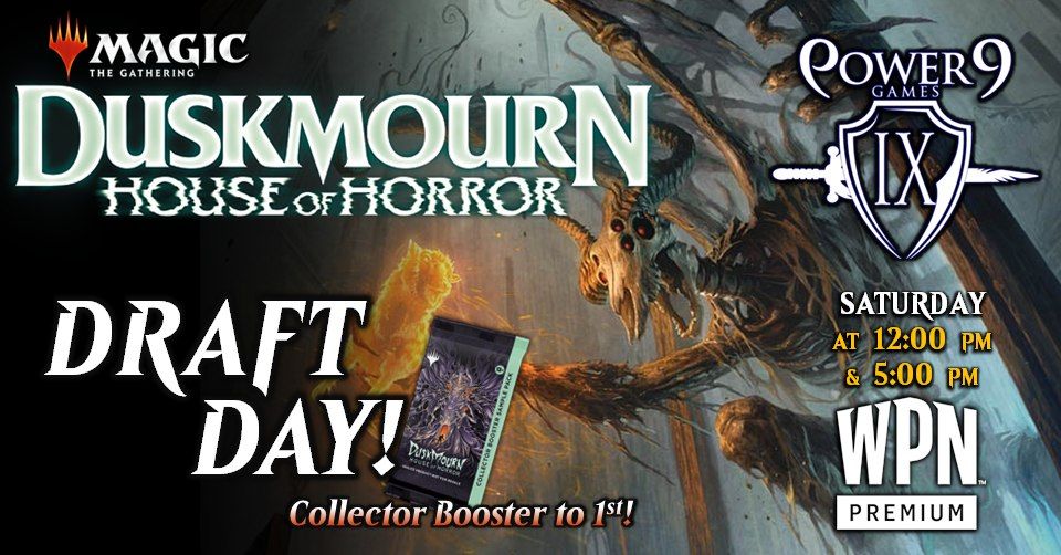 MTG: Duskmourn Draft Day!