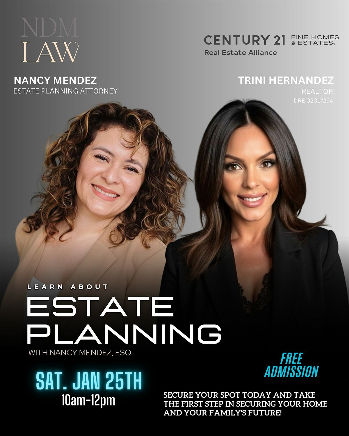 Estate Planning Seminar: With Trini Hernandez and Nancy Mendez, Esq.