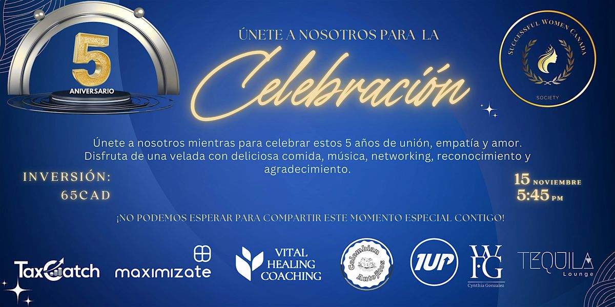 5to Aniversario de Successful Women Canada Society
