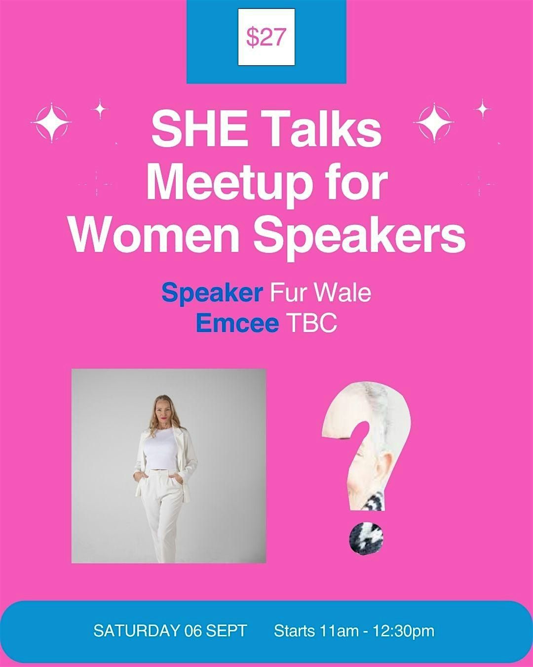SHE Talks Meetup for Women Speakers