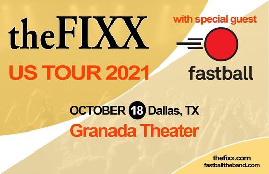 The FIXX w\/special guest Fastball in Dallas, TX