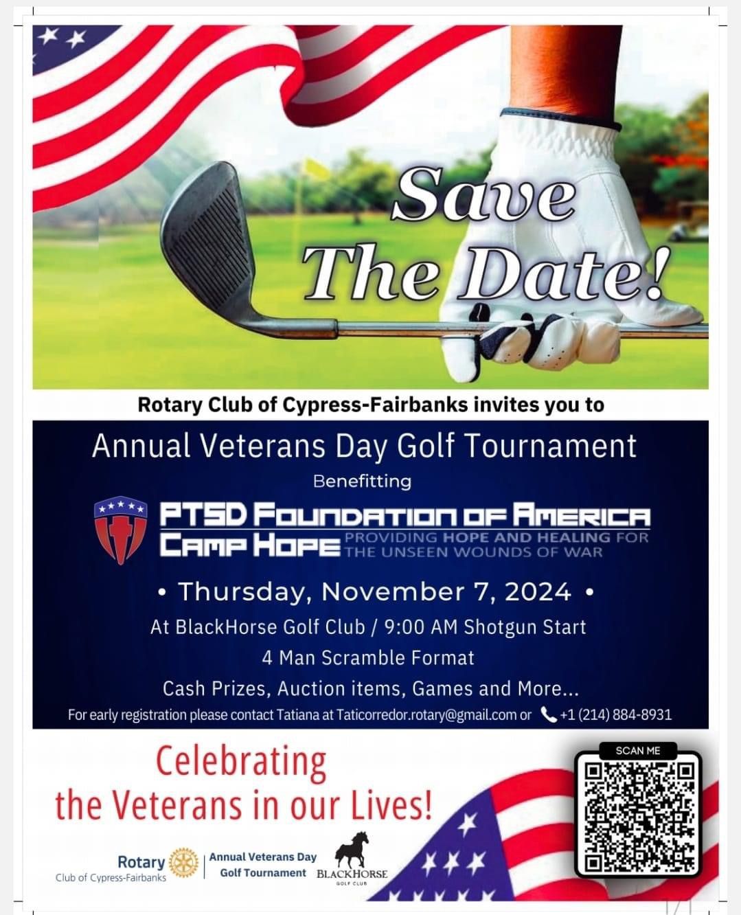 Annual Veterans Day Golf Tournament