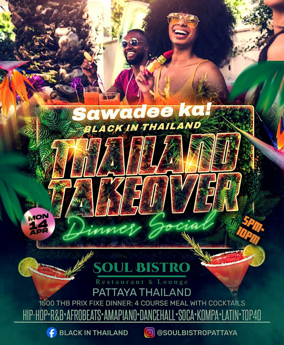 Black in Thailand - Thailand Takeover Dinner Social