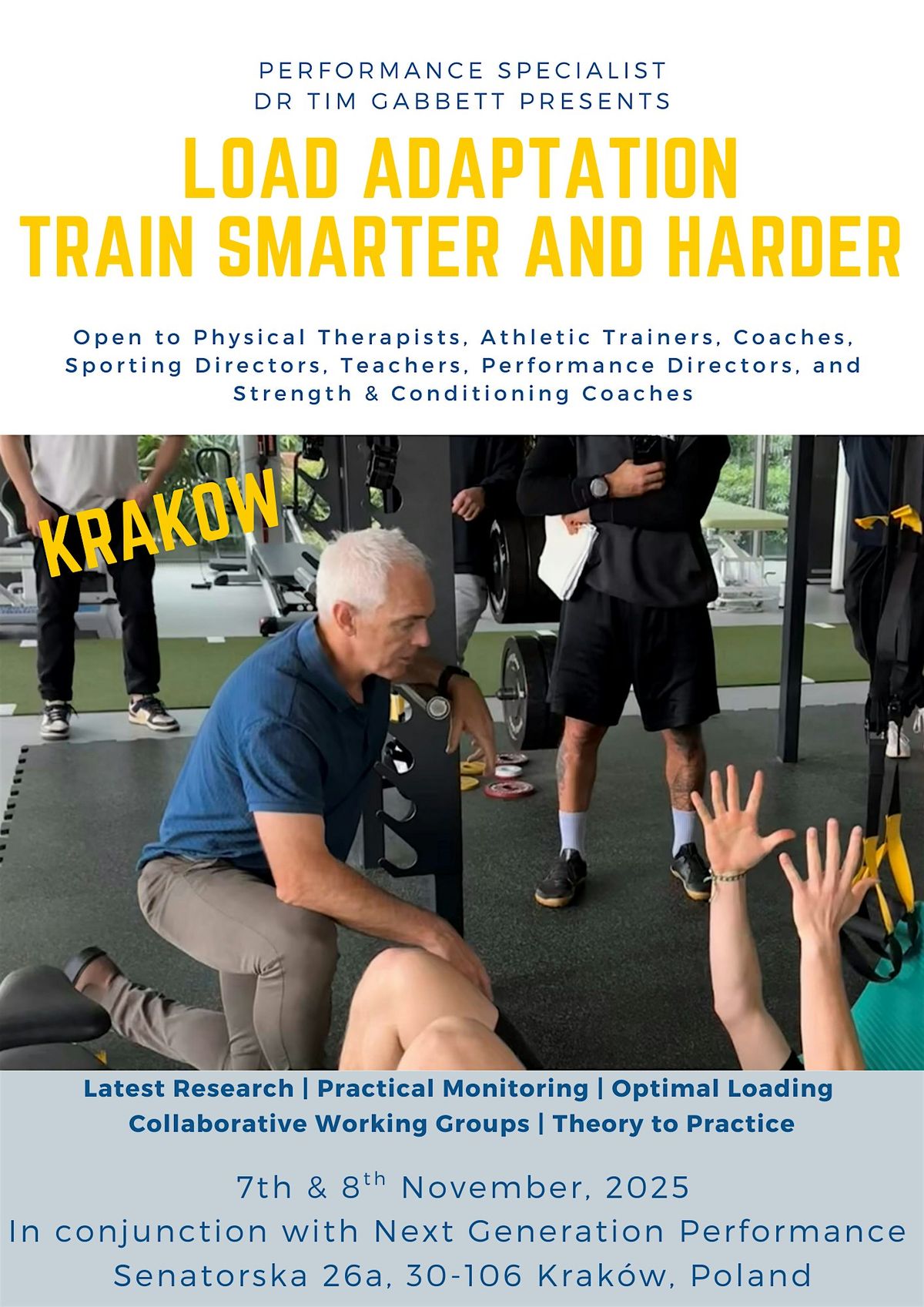 Load Adaptation - Train Smarter and Harder (Krakow)