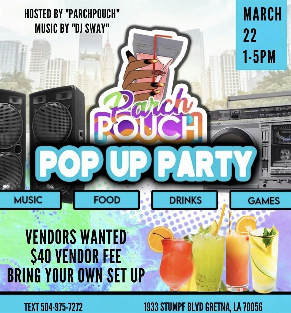 ParchPouch Popup Party