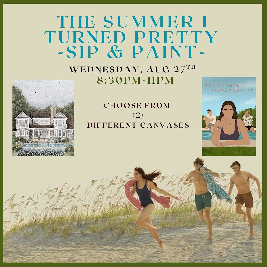 The Summer I Turned Pretty Sip & Paint