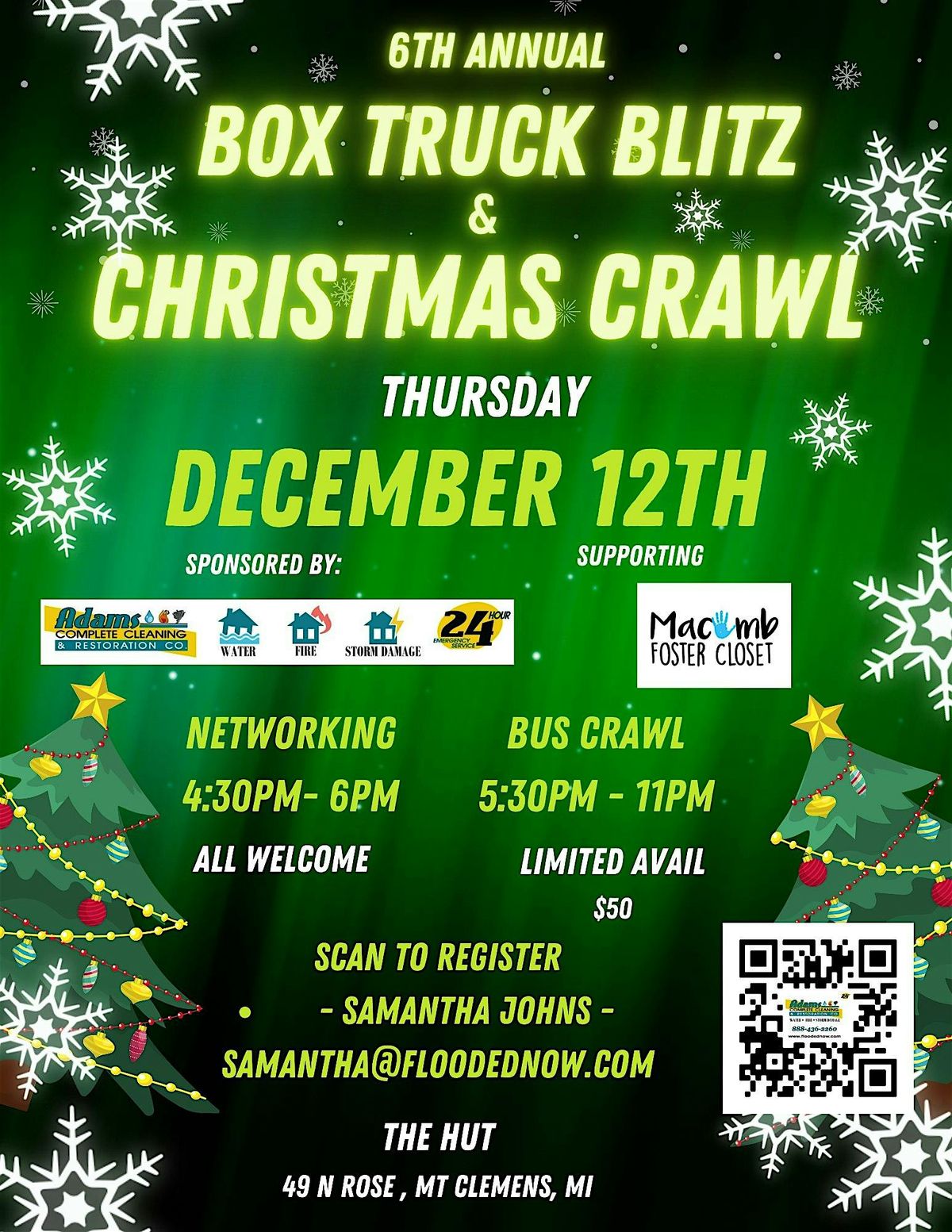 6th Annual Box Truck Blitz & Christmas Crawl