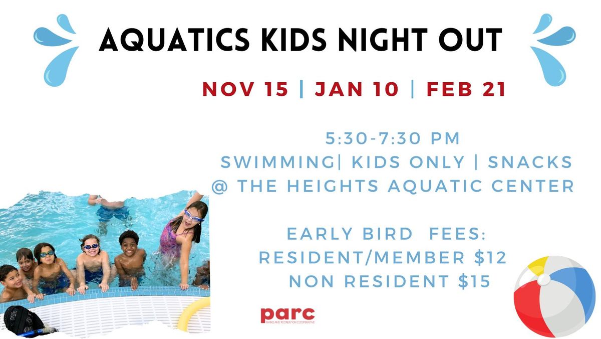 Aquatic Kids Night Out!