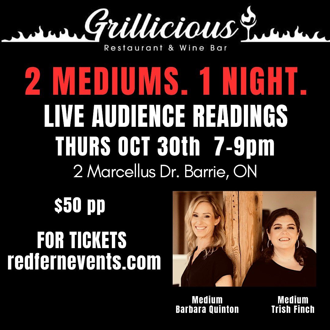 2 Mediums. 1 Night. Live Audience Mediumship Readings