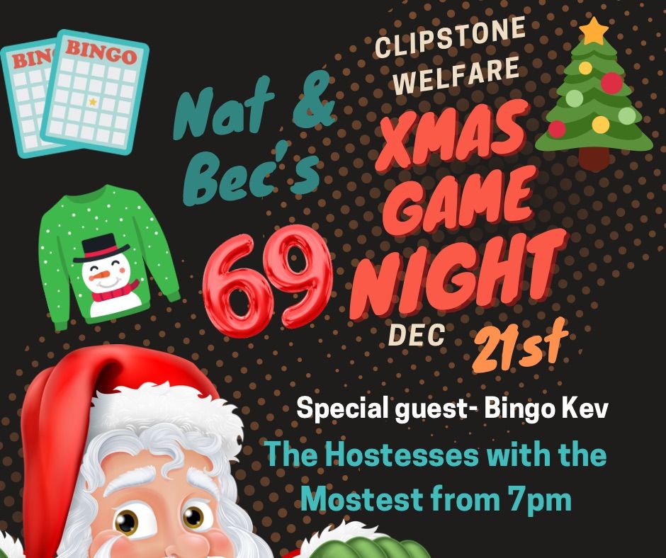 Nat & Bec\u2019s Games night- xmas edition 