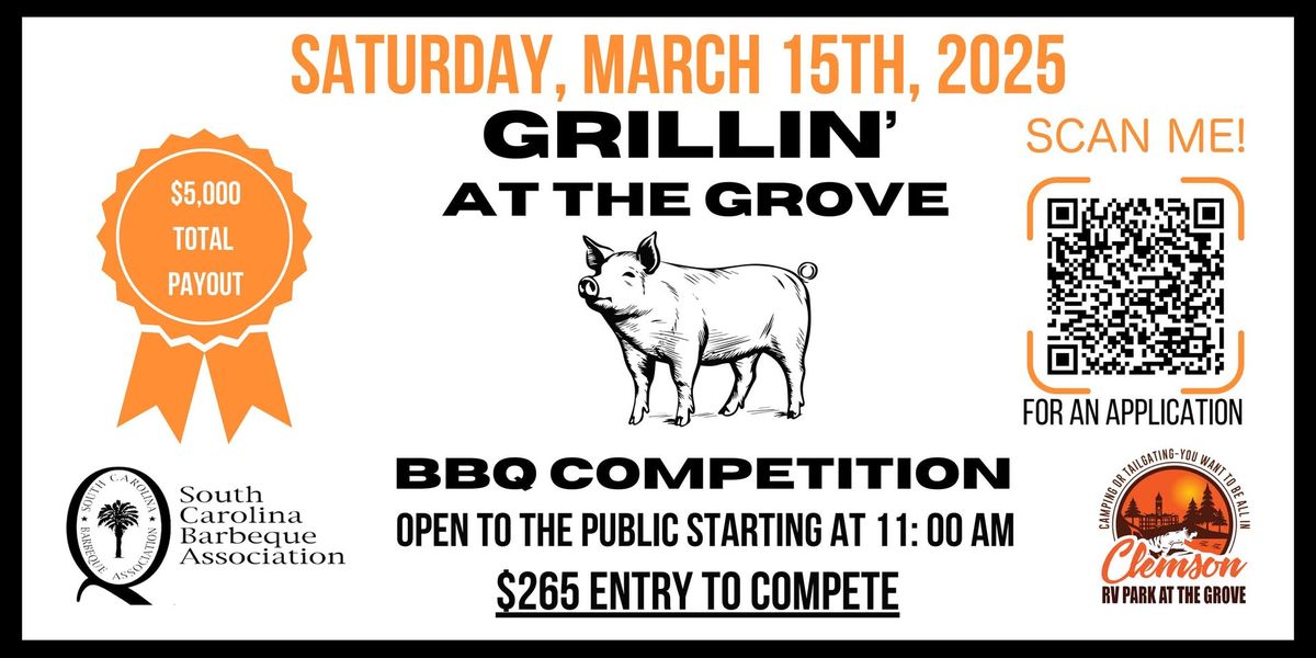 Fourth Annual Grillin' At The Grove BBQ Cookoff