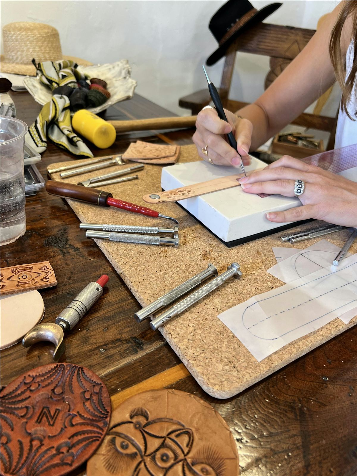 Leather Tooling Workshop @ Collect