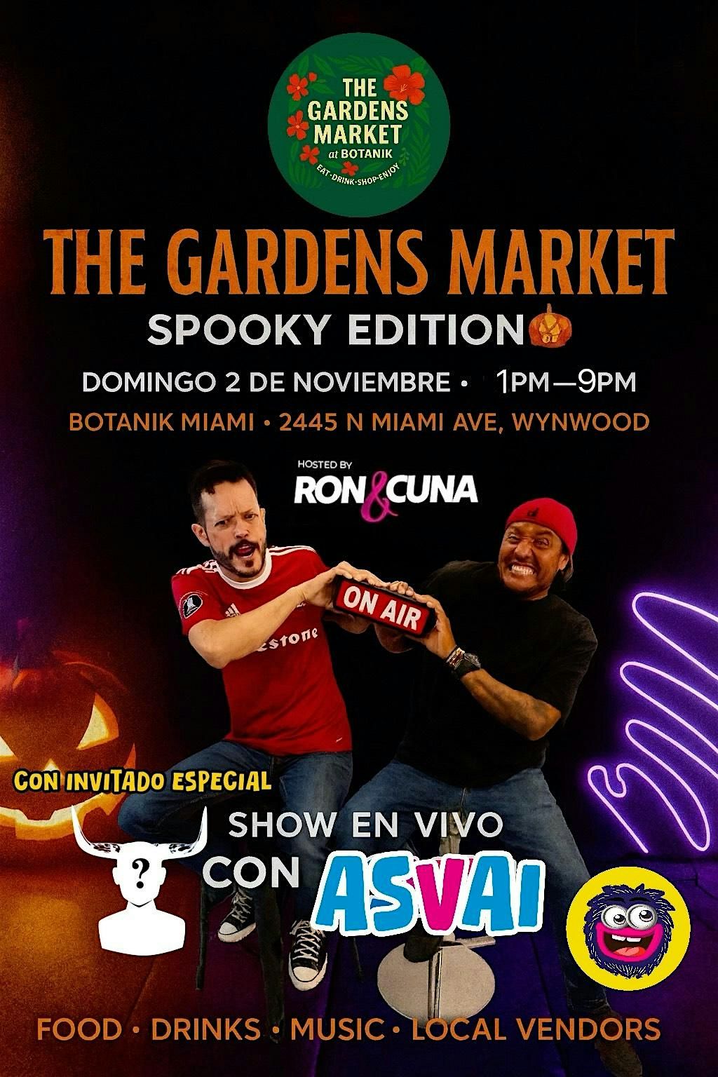 The Gardens Market: Spooky Edition \u2013 Wynwood, Miami