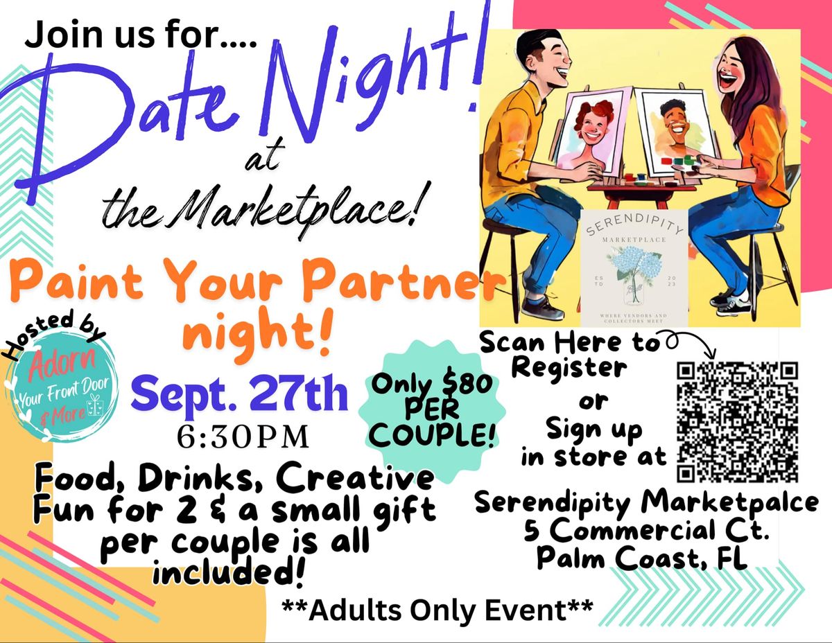 Date Night at the Marketplace: Paint Your Partner Night