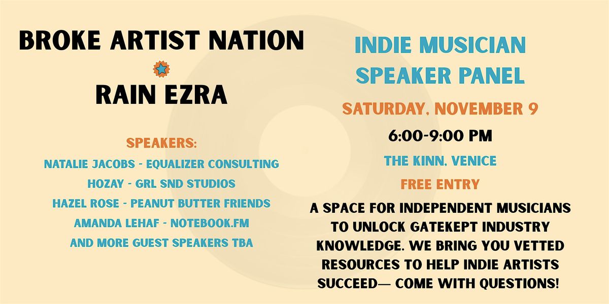 Independent Musician Speaker Panel
