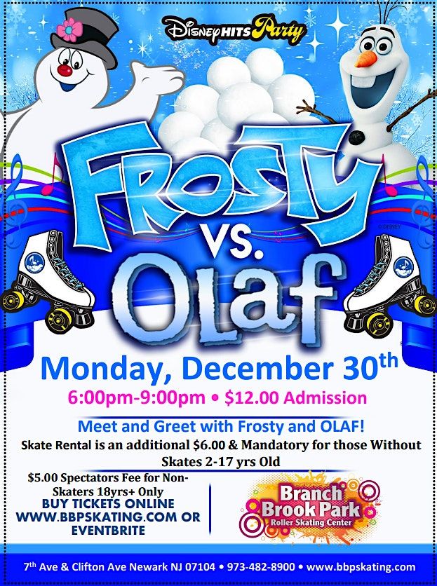 Olaf vs. Frosty Family Skate