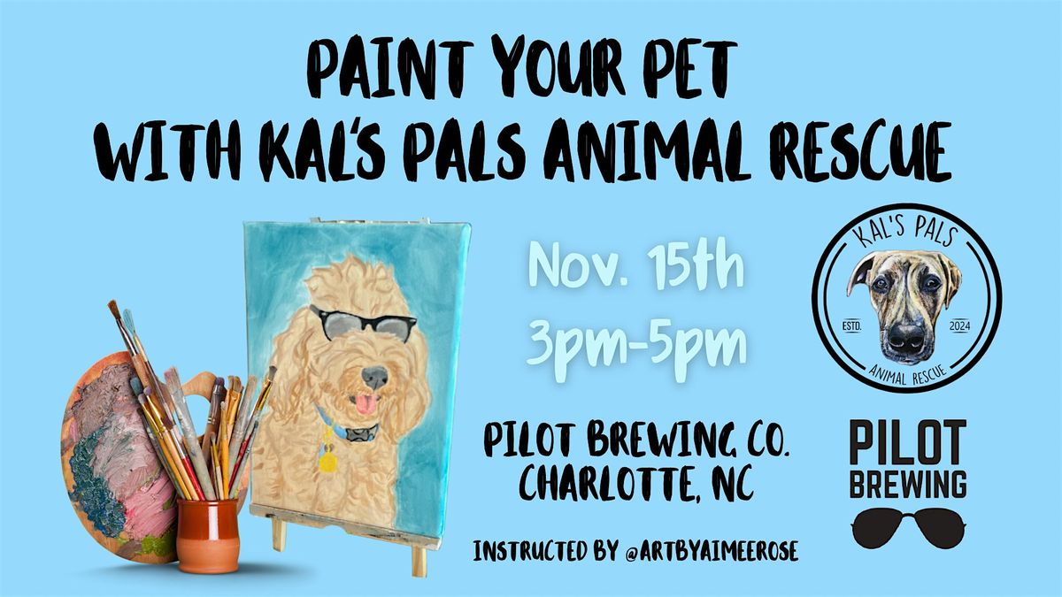 Paint Your Pet With Kal\u2019s Pals Animal Rescue
