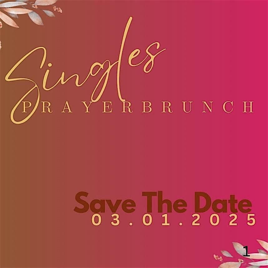 Singles Prayer Brunch