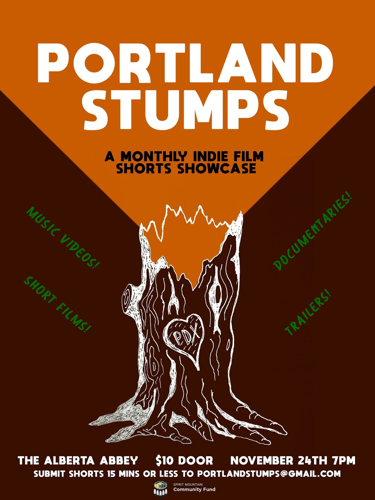 Portland Stumps: A Monthly Indie Film Shorts Showcase