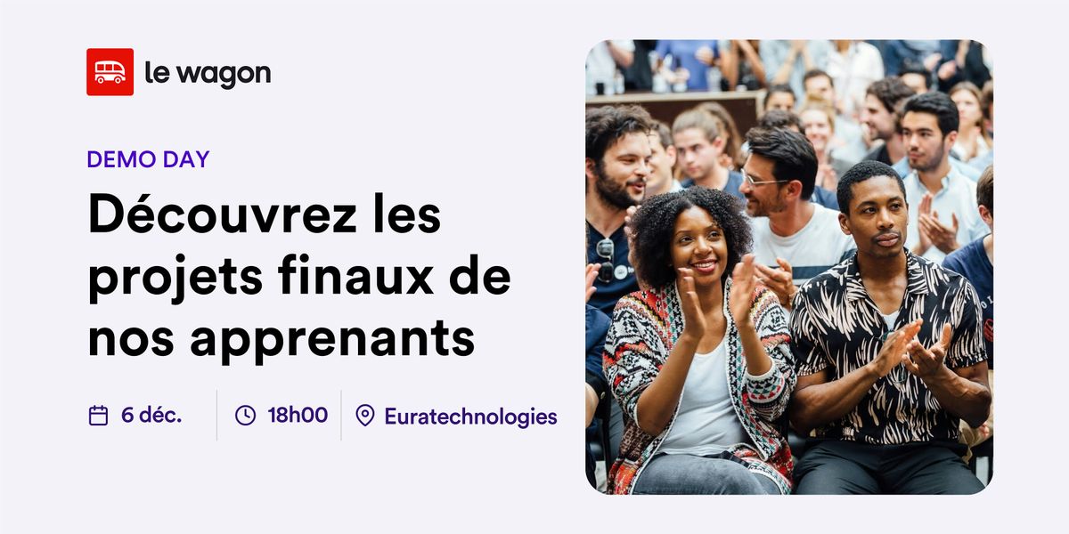 Demo Day : D\u00e9couvrez les projets finaux de nos \u00e9tudiants