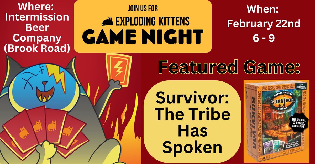 Exploding Kittens Game Night