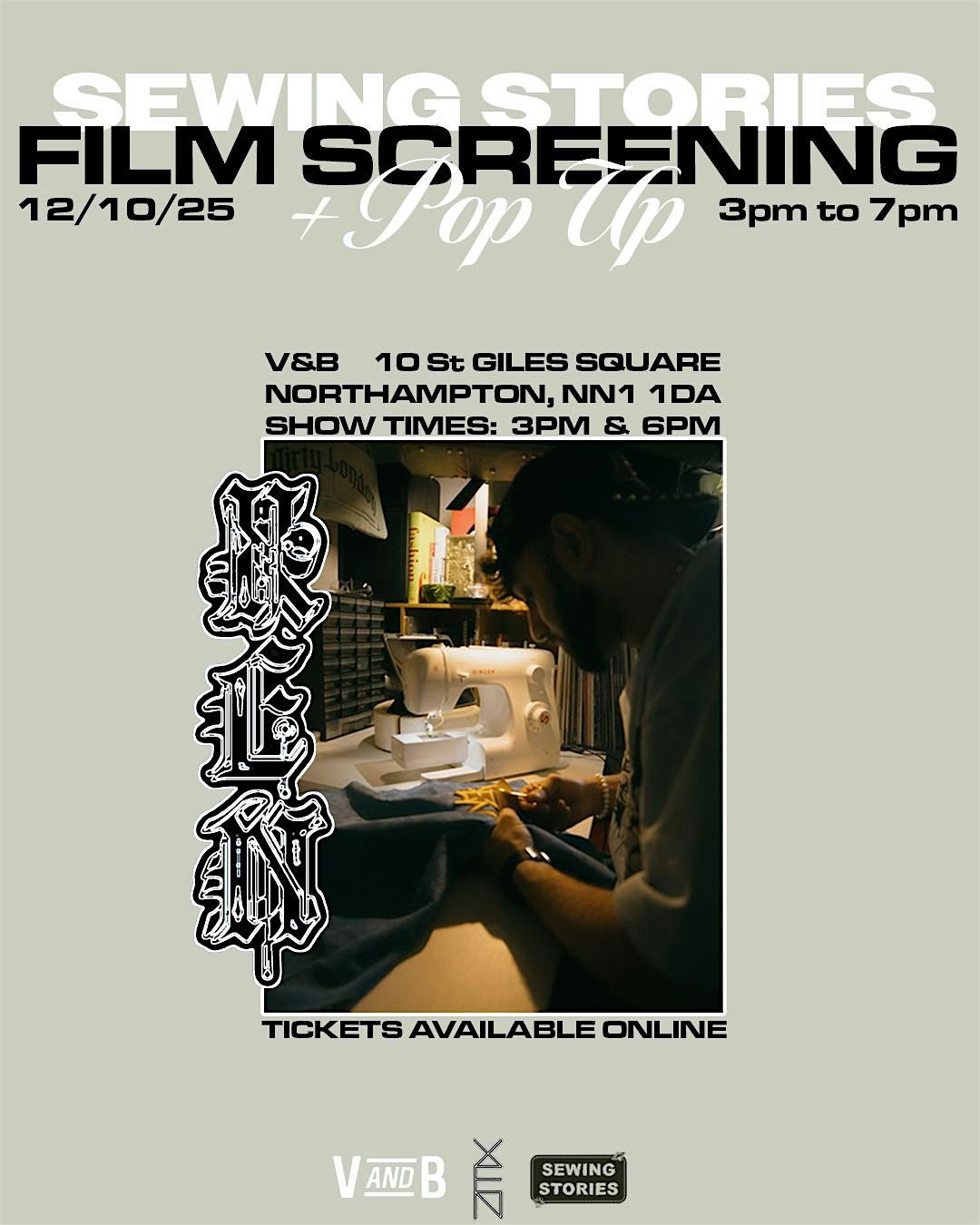 Sewing Stories x XEN Film Screening + Pop Up