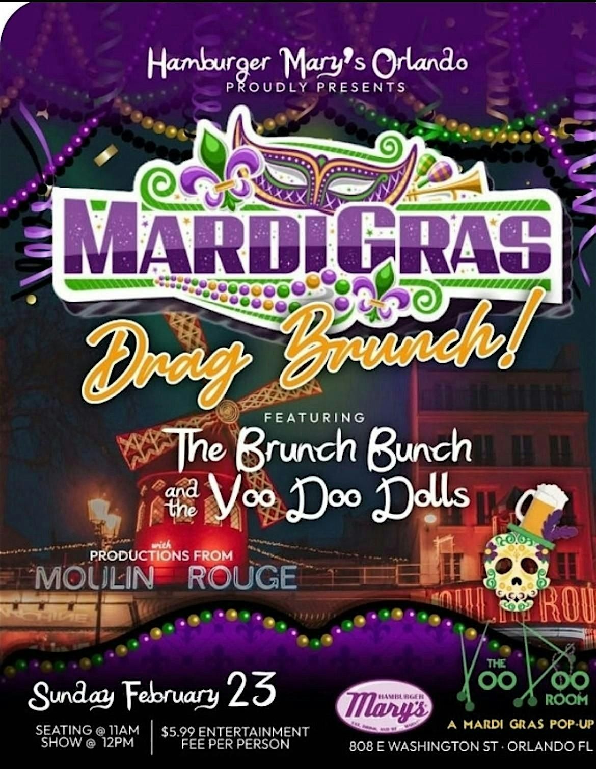 Mardi Gras Drag Brunch