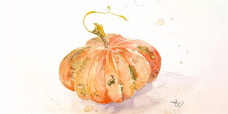 Introduction to Watercolor | Painting Pumpkins