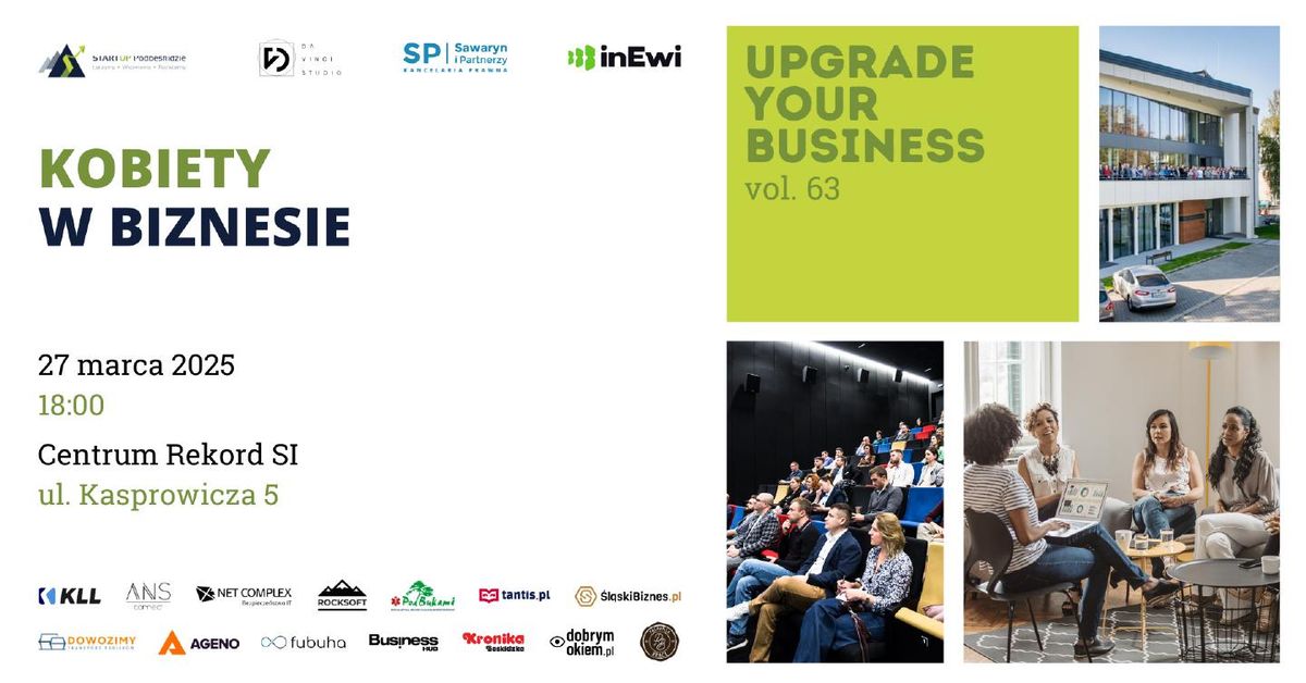 Upgrade Your Business vol.63 Kobiety w BIZNESIE 