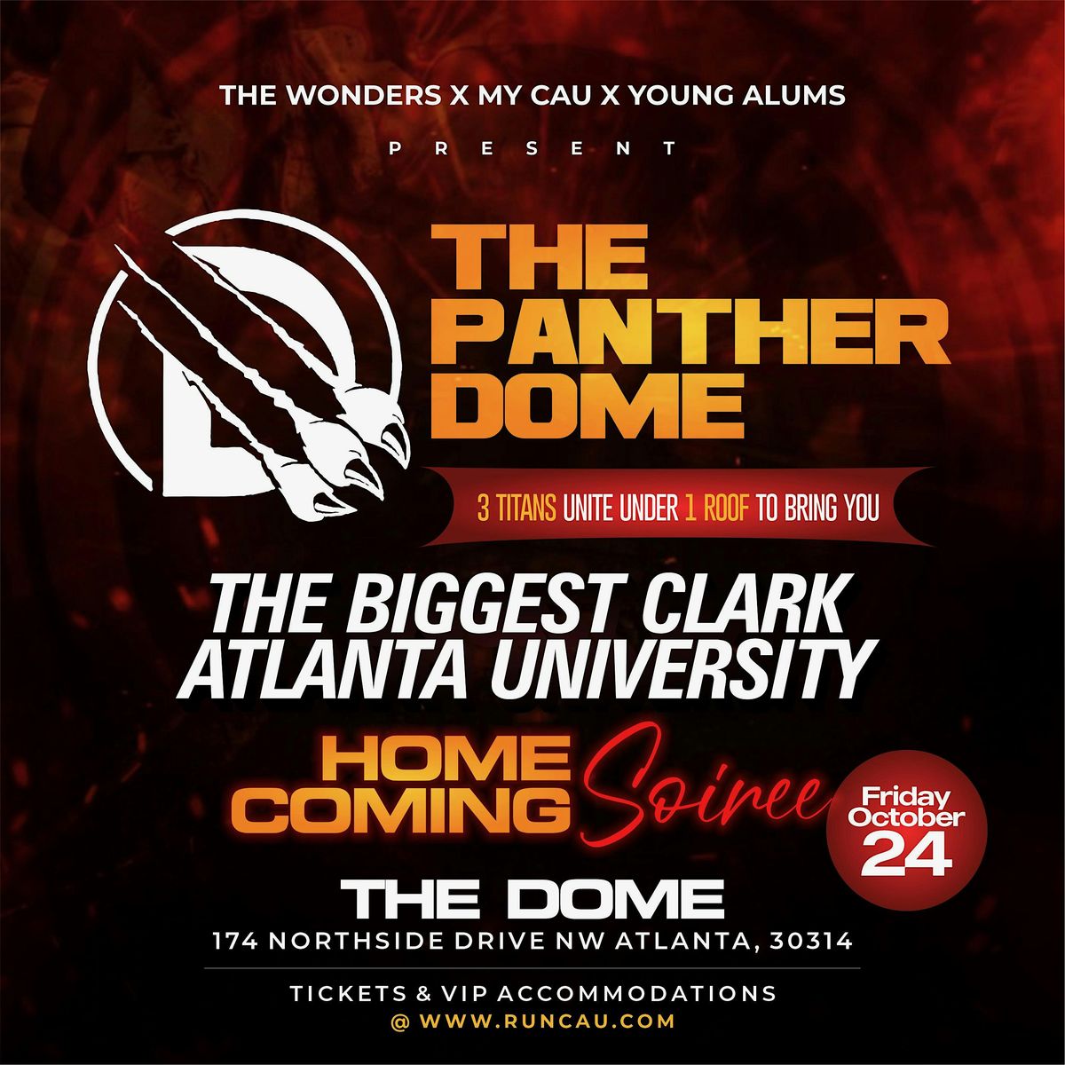 The CAU Homecoming Celebration @ The Panther Dome