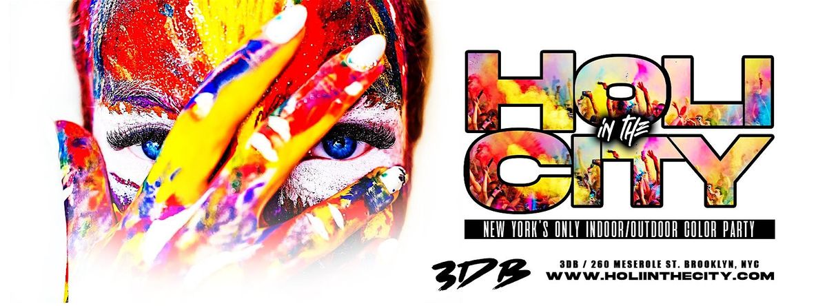 Holi In The City : March 29 : The Only Color Party (Outdoor\/Indoor) in NYC