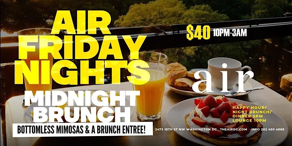 Christmas in the AIR - Midnight Bottomless Mimosas\/Brunch - Hookah & More